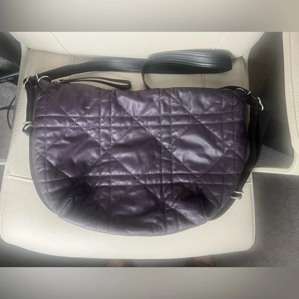RELIST - Rough & Tumble purple Pashi quilted medium duffel - Picture 2 of 9